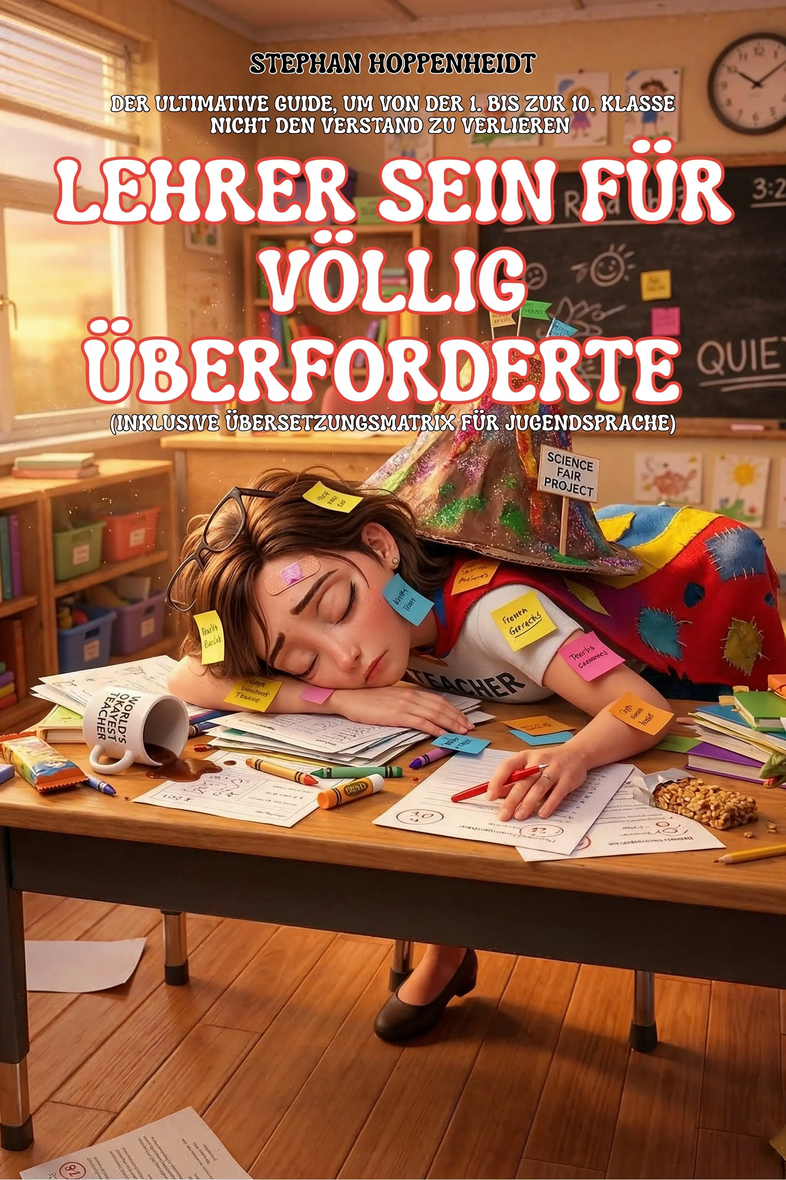 Cover von Lehrer sein für völlig Überforderte: Der ultimative Guide, um von der 1. bis zur 10. Klasse nicht den Verstand zu verlieren
