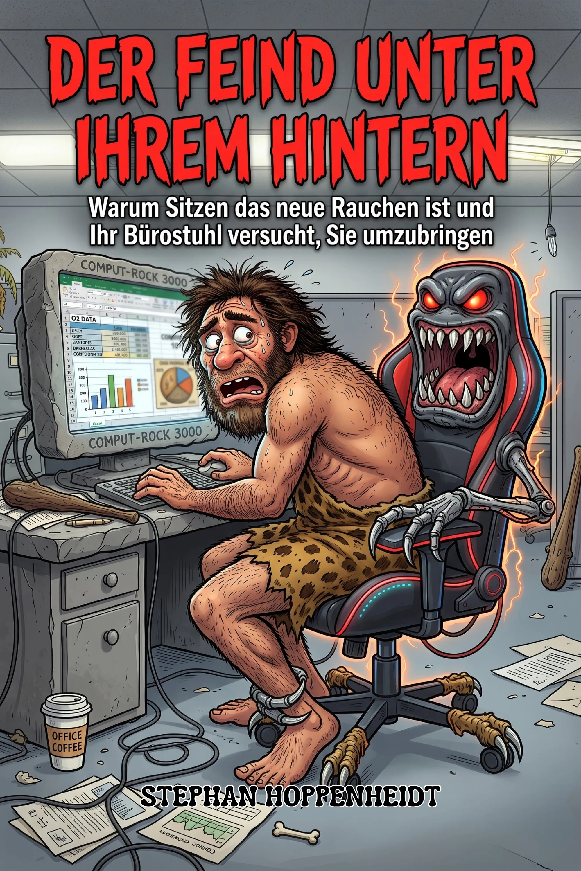 Cover Der Feind unter Ihrem Hintern: Warum Sitzen das neue Rauchen ist und Ihr Bürostuhl versucht, Sie umzubringen