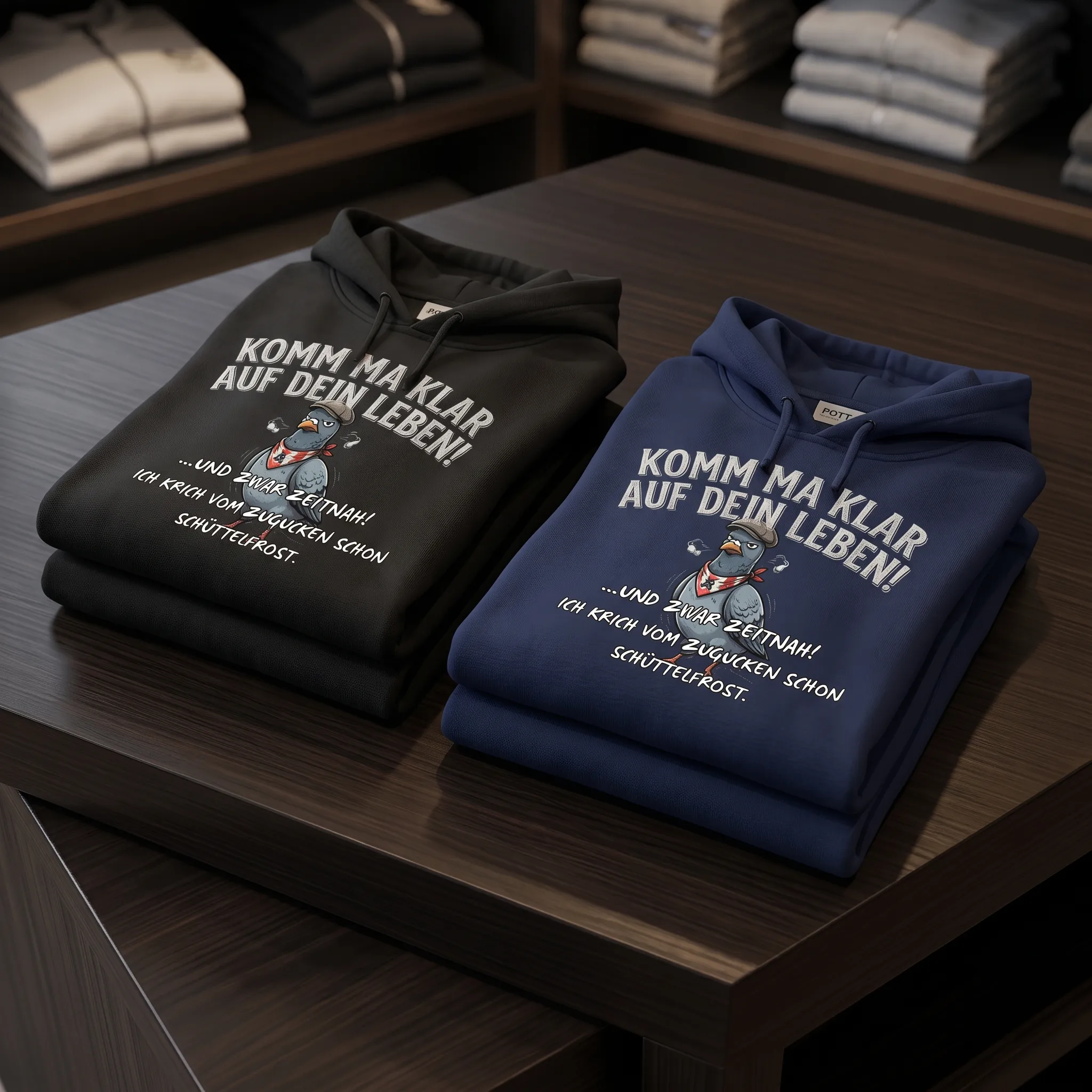 Ruhrpott Hoodie Lustig | Sarkasmus Pullover Komm ma klar